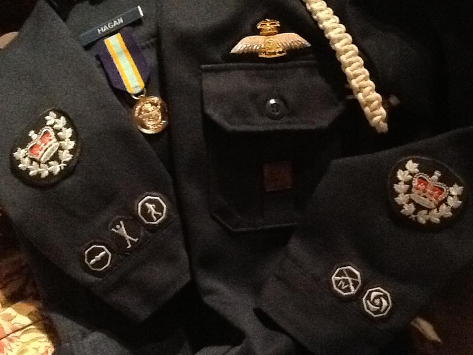 Uniform with medals